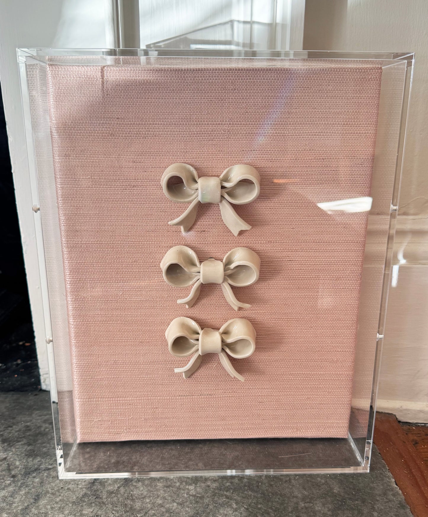 Ribbon Collage (11 x 14) Blush Pink