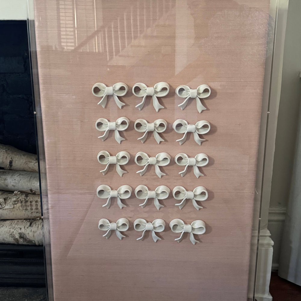 Ribbon Collage (24 x 36) Blush Pink